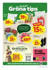 Stora Coop reklamblad vecka 42 Sida 6: Salladsmix €35,00, Morötter i påse €19,00