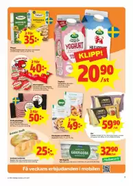 Stora Coop reklamblad vecka 42 Sida 7: Gårdsgoda, Medlemspris, Ost/mjukost €40,00