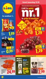 Lidl folder week 42 Pagina 1: Rode pitloze druiven €1,29, Freeway Cola €0,89