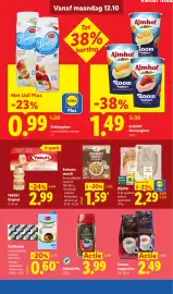 Lidl folder week 42 Pagina 10: Crownfield Crunchy Muesli Dark Chocolate €1,59, Bellaram Oploskoffie €3,99