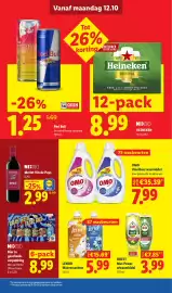 Lidl folder week 42 Pagina 13: Omo vloeibaar wasmiddel €7,99, Chevalier De Pauvert Merlot €2,99