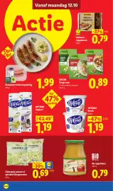 Lidl folder week 42 Pagina 15: Chef Select Ijsbergsla €0,69, Freshona Bio appelmoes €0,79