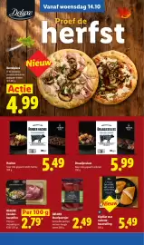 Lidl folder week 42 Pagina 20: Deluxe Stoofpeertjes €2,49, Chef Select Kipfilet met raclette-kaasvulling €5,49