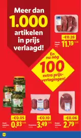 Lidl folder week 42 Pagina 30: Freshona Augurken Comichons €0,83, Sukadelappen €11,19