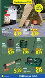 Lidl folder week 42 Pagina 44: Parkside Precisie tangenset €6,99, Parkside Thermische bloempotbeschermhoes €5,99