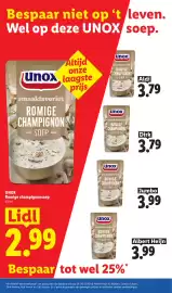 Lidl folder week 42 Pagina 47: Unox Romige Champignon Soep €3,79, Unox Romige Champignon Soep €3,79