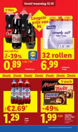 Lidl folder week 42 Pagina 5: Freeway Cola €0,89, Snickers, Mars of Twix ice cream €1,99