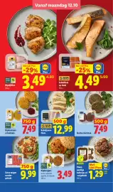 Lidl folder week 42 Pagina 9: GGN Kabeljauw-filets €12,99, Scharrelkip Kipburgers €3,49