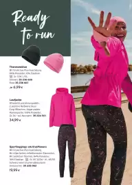 Tchibo Eduscho Flugblatt Seite 6: Ready to run Thermomütze Mit DryActive Plus-Ausrüstung. 88% Polyester, 12% Elasthan. 3