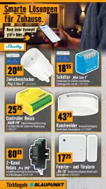 Hornbach Flugblatt Seite 7: Smarte Lösungen für Zuhause. Noch mehr Auswahl gibt's hier Shelly Geven amazon alexa ENABLED