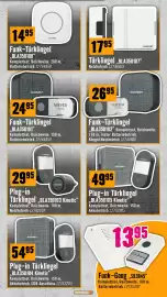 Hornbach Flugblatt Seite 8: 1495 Funk-Türklingel BLA350100" 17 BLAUPUNKT Komplettset, Reichweite: 200 m, Batteriebetrieb