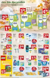 WEZ Prospekt woche 42 Seite 14: Coral Waschmittel €3,99, Softlan Weichspüler €1,29
