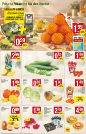 WEZ Prospekt woche 42 Seite 4: Deutsche Speisekürbisse Hokkaido €1,00, Popp Lovely Lunch €4,49