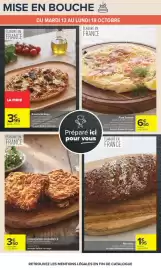Catalogue Carrefour | Au coeur du goût page 24: Pizza Saumon €6,50, Croque jambon emmental €3,50