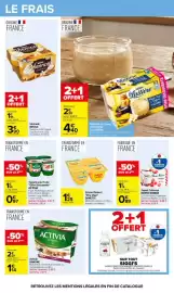 Catalogue Carrefour | Au coeur du goût page 34: Danette Crème Dessert €1,25, Activia Muesli €1,04