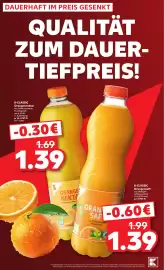 Kaufland Prospekt Seite 10: K-CLASSIC Orangensaft €1,39