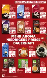 Kaufland Prospekt Seite 15: K-CLASSIC Röstkafee Naturmild €5,49, K-BIO Bio-Kaffee pads Crema €2,39