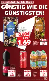 Kaufland Prospekt Seite 2: K-CLASSIC Studentenfutter mit Erdnüssen €1,69, K-CLASSIC Cola €0,49