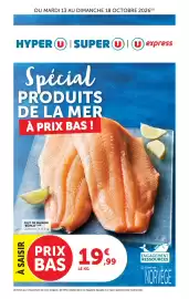 Catalogue Super U semaine 42 page 1: BOMLO Filet de saumon €19,99