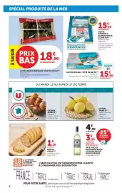 Catalogue Super U semaine 42 page 4: La Spéciale de Normandie Huitre Speciale "Côte de Nacre" €15,90