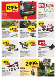 Jula kundeavis Side 4: Stanley Fatmax kompressor €1.299,00, Ryobi one+ batteridrevet motorsag €1.999,00