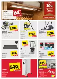 Jula kundeavis Side 7: Ekvip dørmatte €449,00, Anslut LED-armatur €299,00