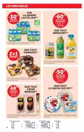 Catalogue Super U page 10: Lactel Bio, Nestlé Viennnois