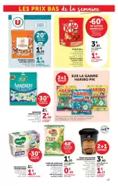 Catalogue Super U page 13: Lutti Assorti Menthe €2,09, HARIBO Pik