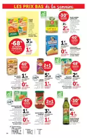 Catalogue Super U page 14: Jardin Bio Velouté €2,85, FERRERO Couscous Moyen €2,66