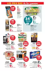 Catalogue Super U page 15: Coraya Batonnet €3,10, BAHIER Boudin €2,52
