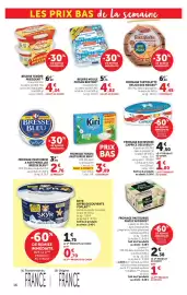 Catalogue Super U page 16: Paysan Breton Beurre Moule €4,02, Delice des Neiges Tartiflette €4,45