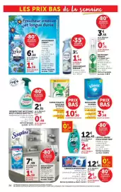 Catalogue Super U page 20: SANYTOL Le Désinfectant Nettoyant €2,31, Le Trèfle Papier Toilette €10,50