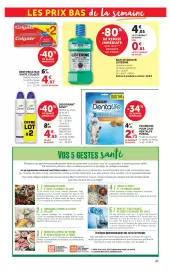 Catalogue Super U page 21: Purina Dentalife €2,73, Dove deodorant €4,83