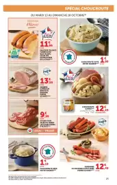 Catalogue Super U page 23: Le Porc Français Choucroute Garnie €12,49, Pierre Schmidt Jambon supérieur €13,99