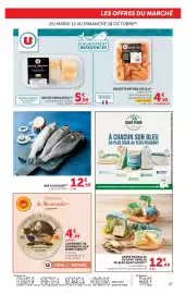 Catalogue Super U page 27: BAR D'ELEVAGE €12,50, CARRÉ D'AURILLAC €12,49