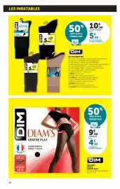 Catalogue Super U page 30: DIM COLLANT DIAM'S VENTRE PLAT €4,95, DIM Mi-Chaussettes €5,45