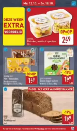 ALDI folder week 42 Pagina 13: Waddenbrood €1,69, Goud gebakken dunne roggecrackers €1,69
