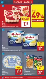 ALDI folder week 42 Pagina 22: Almhof Volle kwark €1,69, Hertog Slagroomijs €2,39