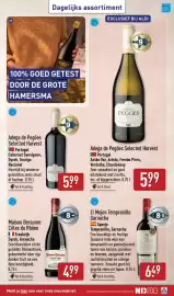 ALDI folder week 42 Pagina 35: Adega de Pegões Selected Harvest €5,99, El Mojón Tempranillo Garnacha €6,49