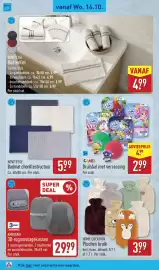 ALDI folder week 42 Pagina 38: Novitesse badmat chenillestructuur €5,99, Home creation pluchen kruik €3,99