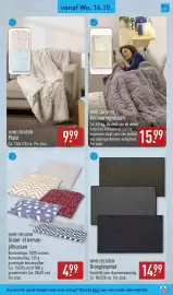 ALDI folder week 42 Pagina 39: Home creation verzwaringsdeken €15,99, Home creation graan of kersen pitkussen €4,99