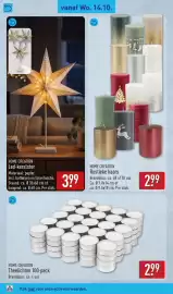 ALDI folder week 42 Pagina 40: Actievoorwaarden, Home creation rustieke kaars €2,99