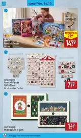 ALDI folder week 42 Pagina 42: Adventskalender herbruikbaar €7,99, Barbie Adventskalender €14,99