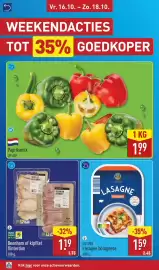 ALDI folder week 42 Pagina 48: Paprikamix €1,99, Beenham of kipfilet flinterdun €1,19