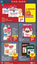 ALDI folder week 42 Pagina 50: Smirnoff Ice mixdrink €2,99, Amstel Rosé €5,69