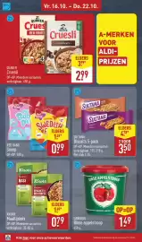 ALDI folder week 42 Pagina 52: Quaker Cruesli €2,99, Sultana Biscuits 5-pack €3,50