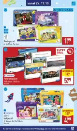 ALDI folder week 42 Pagina 61: Clementoni Panoramapuzzel €5,99, Kinderpuzzel €1,99