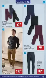 ALDI folder | weekend Pagina 11: Up2fashion corduroy broek €9,99, Up2fashion troyer trui met rits €12,99