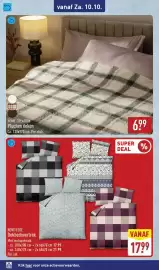 ALDI folder | weekend Pagina 16: Home creation pluchen deken €6,99, Novitesse Dekbedovertrek €17,99