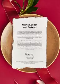 Transgourmet Flugblatt Seite 2: Werte Kunden und Partner! Mit Riesenschritten steuern wir auf die glanzvollste Zeit des